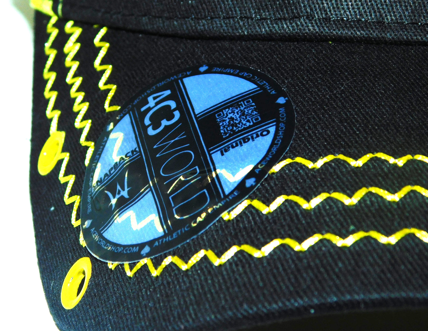 AW Trucker cap Black and yellow