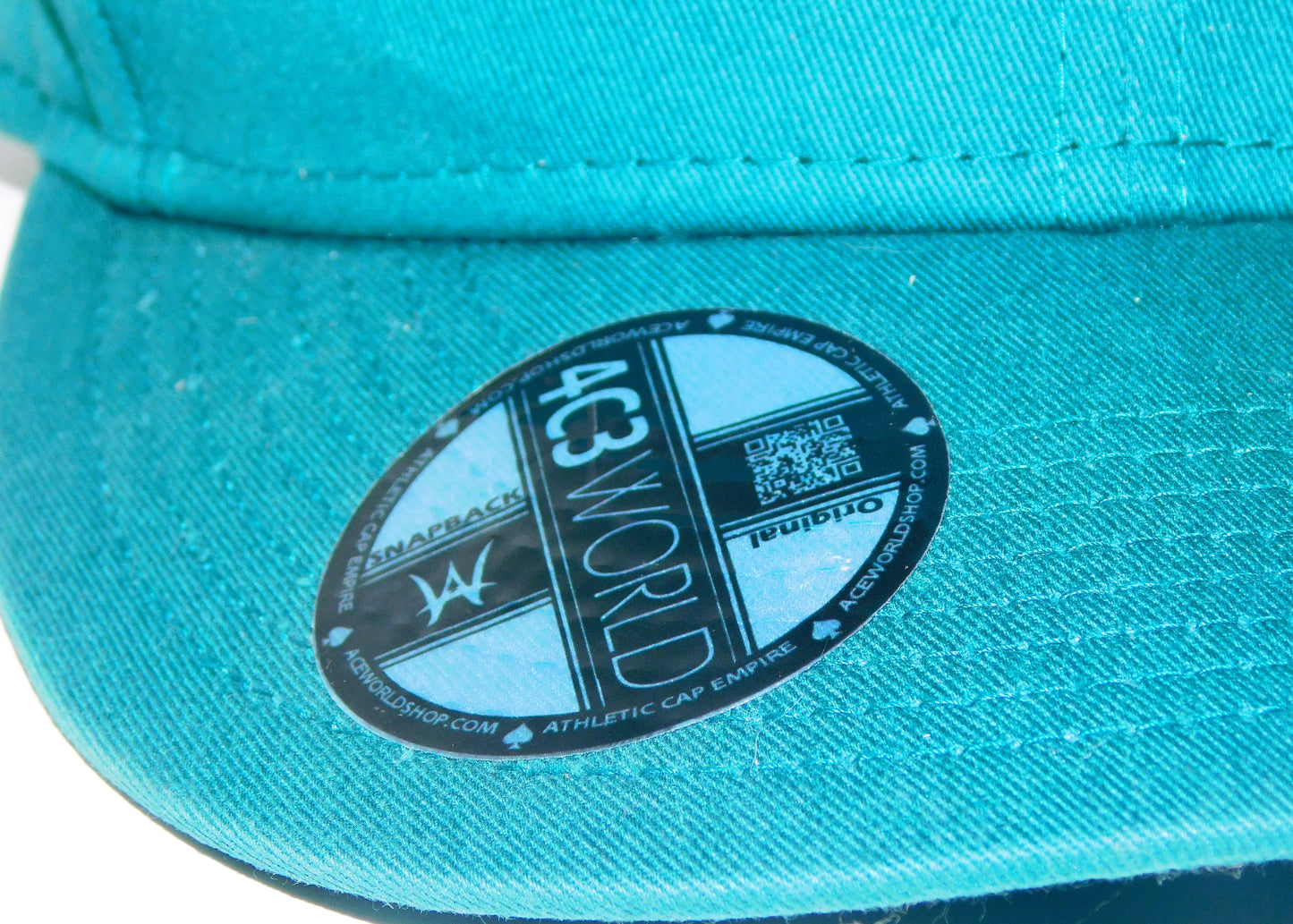 AW Original Snapback Hat Teal