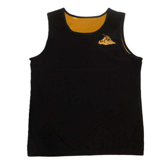 Men Tank Top Black and Gold